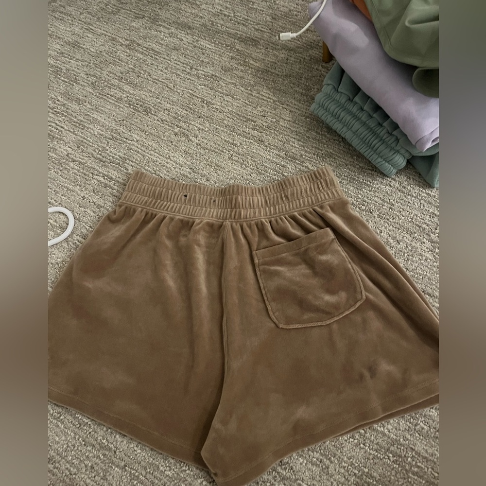 light brown shorts